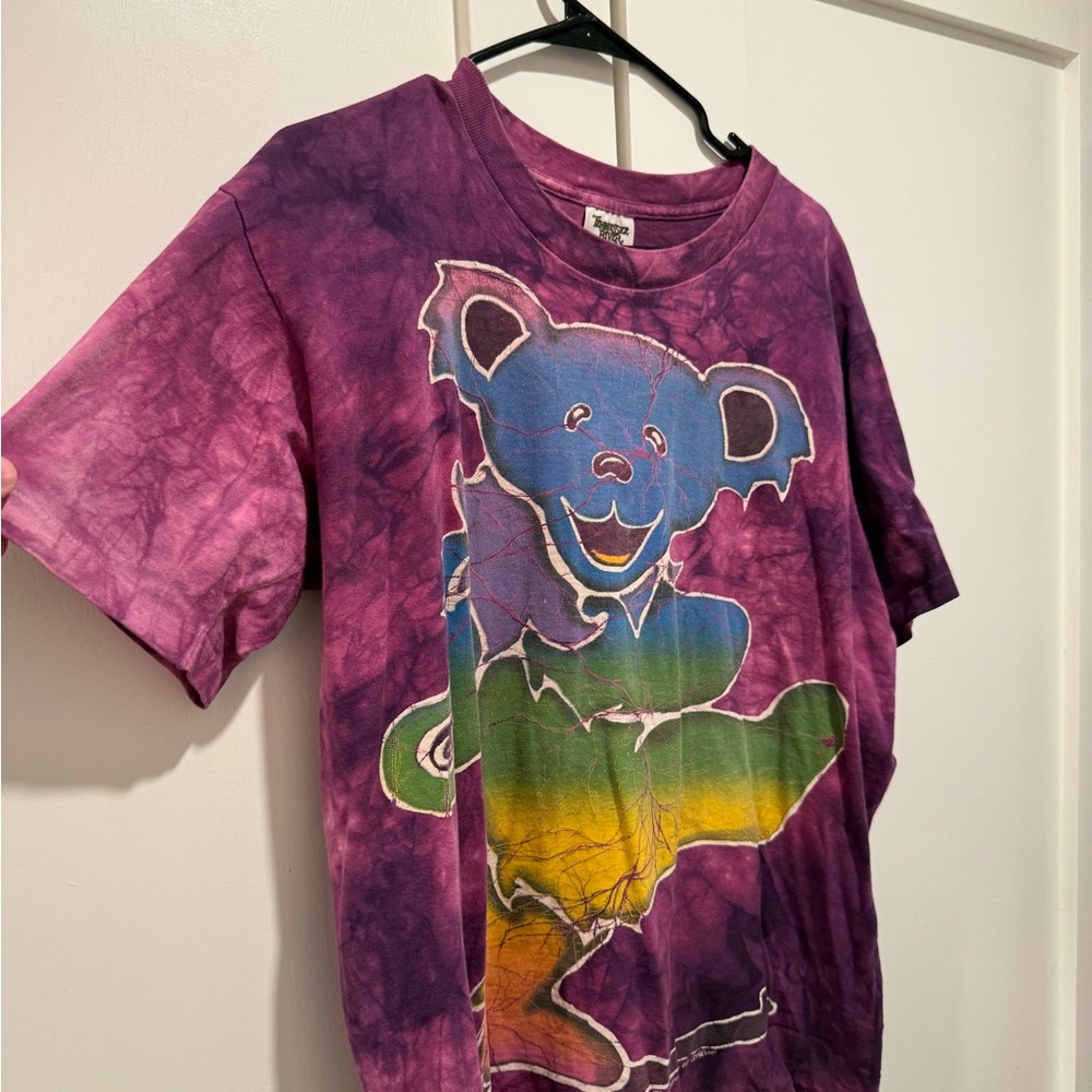 Colorful Grateful Dead Tie-Dye Shirt - Rare Band Merch
